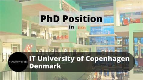 copenhagen university phd position